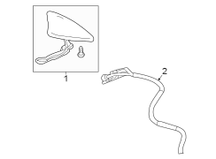 Image of GPS Navigation System Antenna Cable image for your 2021 Chevrolet Trailblazer   