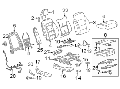 Image of Seat Heater Pad (Front) image for your 2023 Chevrolet Bolt EV   