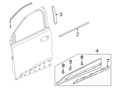 Door Molding (Front, Upper)