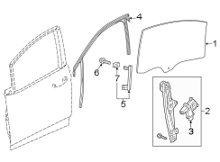 Image of Window Channel (Front, Rear) image for your 2014 Chevrolet Spark   