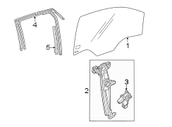 Image of Window Regulator (Front) image for your 2022 Chevrolet Spark   