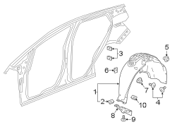 Quarter Panel Splash Shield