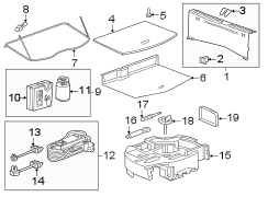 Image of Liftgate Trim Scuff Plate Cap (Rear) image for your Chevrolet Bolt EUV  