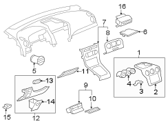 Image of Instrument Panel Trim Panel image