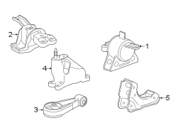 ENGINE / TRANSAXLE. ENGINE & TRANS MOUNTING.