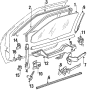 Image of Window Regulator (Front) image for your 2015 Chevrolet Spark 1.2L Ecotec CVT LT Hatchback 