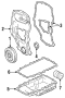 Image of Engine Oil Pan Gasket image for your 2005 Chevrolet Silverado   