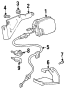 Image of Cruise Control Cable Bracket image for your 2001 Oldsmobile Bravada   