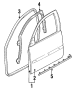 Image of Door Seal (Front, Upper, Lower) image for your 2013 Chevrolet Spark 1.2L Ecotec A/T LS Hatchback 