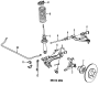 Image of Suspension Stabilizer Bar Bushing (Front) image for your 1990 Mazda MX-6   