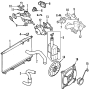 Diagram COOLING SYSTEM. COOLING FAN. RADIATOR. WATER PUMP. for your Hyundai