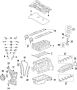 Diagram CAMSHAFT & TIMING. CRANKSHAFT & BEARINGS. CYLINDER HEAD & VALVES. LUBRICATION. MOUNTS. PISTONS. RINGS & BEARINGS. for your 2017 Hyundai Santa Fe Sport