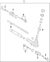 Image of RACK ASSEMBLY - POWER STEERING GEAR BOX. image for your Hyundai