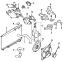 Diagram COOLING SYSTEM. COOLING FAN. RADIATOR. WATER PUMP. for your 2015 Hyundai Accent