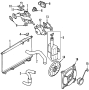 Diagram COOLING SYSTEM. COOLING FAN. RADIATOR. WATER PUMP. for your Hyundai