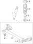 Diagram REAR SUSPENSION. REAR AXLE. SUSPENSION COMPONENTS. for your Hyundai