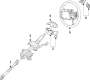 Diagram Steering column. Steering wheel. for your Hyundai I30