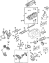 Diagram CAMSHAFT & TIMING. CRANKSHAFT & BEARINGS. CYLINDER HEAD & VALVES. LUBRICATION. MOUNTS. PISTONS. RINGS & BEARINGS. for your 2009 Hyundai Tucson