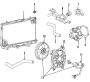 Diagram COOLING SYSTEM. COOLING FAN. RADIATOR. WATER PUMP. for your 2012 Hyundai VELOSTER