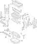 Image of Engine Rocker Arm image for your 2022 Hyundai Tucson  XRT Sport Utility 