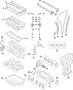 Diagram CAMSHAFT & TIMING. CRANKSHAFT & BEARINGS. CYLINDER HEAD & VALVES. LUBRICATION. PISTONS. RINGS & BEARINGS. for your 2020 Hyundai Tucson SEL