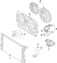 COOLING SYSTEM. COOLING FAN. RADIATOR. WATER PUMP. (1/1)