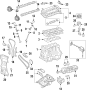 Image of Engine Cylinder Head Gasket image for your 1999 Ford F-150 4.2L Triton V6 A/T RWD Base Extended Cab Pickup Fleetside 