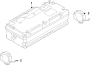 Hybrid components. Battery. Cooling system.
