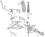 Image of Suspension Shock Absorber image for your 2000 Jaguar Vanden Plas   