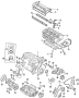 Image of Engine Timing Chain Tensioner image for your 2009 Porsche Cayenne  Base Sport Utility 