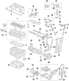 Engine Crankshaft Main Bearing (Upper)