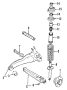 Damper - Shock ABSORBE. Strut Bumper. (Rear)