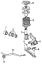 Image of Suspension Ball Joint (Lower) image for your 2005 Toyota Solara  SE CONVERTIBLE 