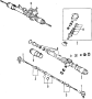 Diagram P/S PUMP & HOSES. STEERING GEAR & LINKAGE. for your 2004 TOYOTA CAMRY XLE 2400CC 16-VALVE DOHC EFI, AUTOMATIC  4-SPEED