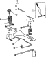 Image of Insulator, Coil S. Spring Insulator. (Rear, Lower) image for your 1987 Toyota Corolla 1.6L M/T FWD FX16 GTS Hatchback 