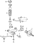 Image of Suspension Ball Joint (Lower) image for your 2005 Toyota Solara  SE CONVERTIBLE 