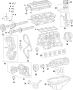 Diagram CAMSHAFT & TIMING. CRANKSHAFT & BEARINGS. CYLINDER HEAD & VALVES. LUBRICATION. MOUNTS. PISTONS. RINGS & BEARINGS. for your 1996 TOYOTA T100