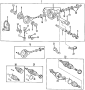 Diagram DRIVE AXLES. AXLE SHAFTS & JOINTS. DIFFERENTIAL. FRONT AXLE. PROPELLER SHAFT. for your 2011 TOYOTA TUNDRA Base Standard Cab Pickup Fleetside