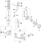 Diagram FRONT SUSPENSION. LOWER CONTROL ARM. STABILIZER BAR. SUSPENSION COMPONENTS. UPPER CONTROL ARM. for your 2008 TOYOTA RAV 4