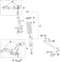 Diagram FRONT SUSPENSION. for your 2008 TOYOTA RAV 4