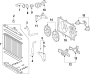 Diagram COOLING SYSTEM. COOLING FAN. RADIATOR. WATER PUMP. for your 2021 TOYOTA LAND CRUISER