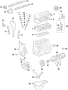 Diagram CAMSHAFT & TIMING. CRANKSHAFT & BEARINGS. CYLINDER HEAD & VALVES. LUBRICATION. MOUNTS. PISTONS. RINGS & BEARINGS. for your 2002 TOYOTA PRIUS