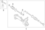 Diagram P/S PUMP & HOSES. STEERING GEAR & LINKAGE. for your 2011 TOYOTA TUNDRA Limited Crew Cab Pickup Fleetside