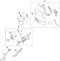 STEERING COLUMN. STEERING WHEEL. Diagram