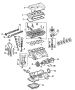 Diagram CAMSHAFT & TIMING. CRANKSHAFT & BEARINGS. CYLINDER HEAD & VALVES. ENGINE. MOUNTS. OIL PAN. OIL PUMP. PISTONS, RINGS & BEARINGS. for your 2011 TOYOTA COROLLA Base Sedan 1.8L M/T