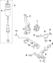 Image of Shock Absorber. Strut. image for your 2008 Land Rover Range Rover Sport   