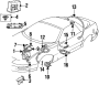 Image of ABS Hydraulic Actuator Bracket image for your Chevrolet