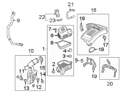 Engine / transaxle. Air intake.