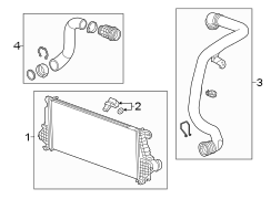 Image of Intercooler. Hose. Tube. Inlet. A pipe that transfers. image for your 2002 Buick Century   