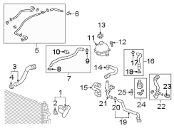 Image of Radiator Coolant Hose (Lower) image for your 1995 Chevrolet K2500  Base Standard Cab Pickup Fleetside 4.3L Chevrolet V6 A/T 